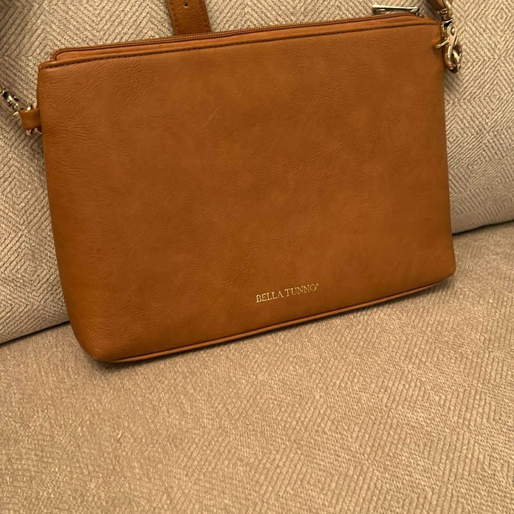 Bella Tunno Italian Leather Cross Body Bag